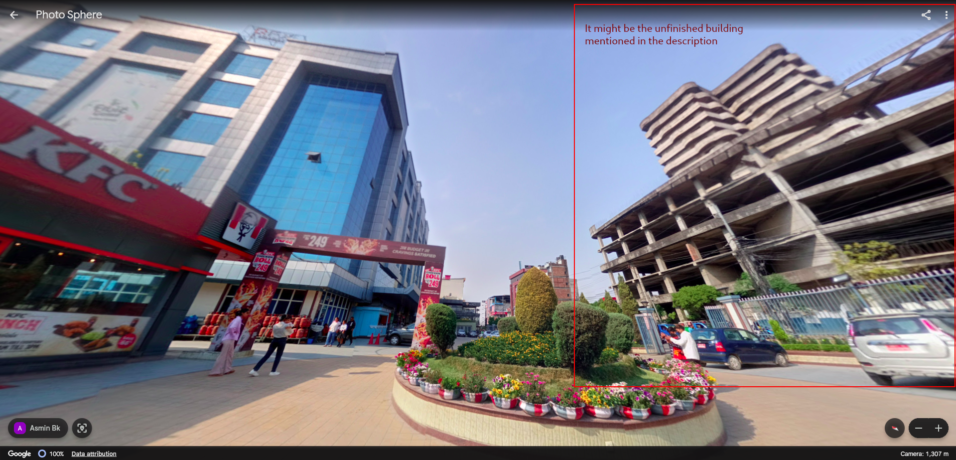 Bhatbhateni and unfinished image