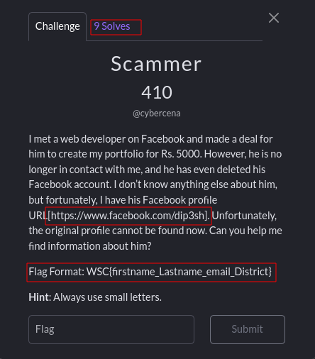 challenge description